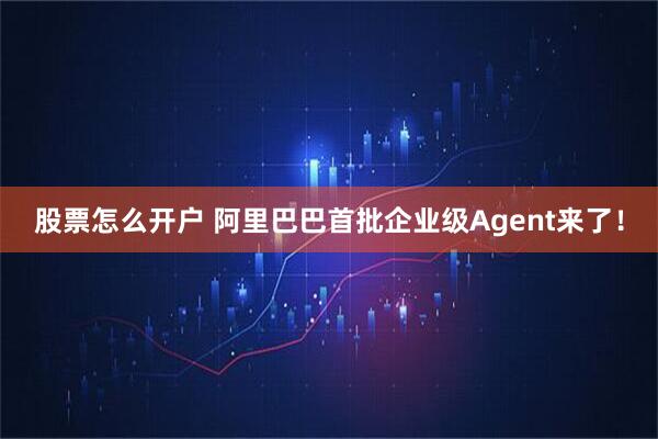 股票怎么开户 阿里巴巴首批企业级Agent来了！